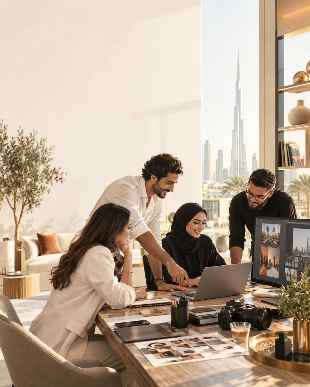 Infiniti in Media creative marketing team in Dubai